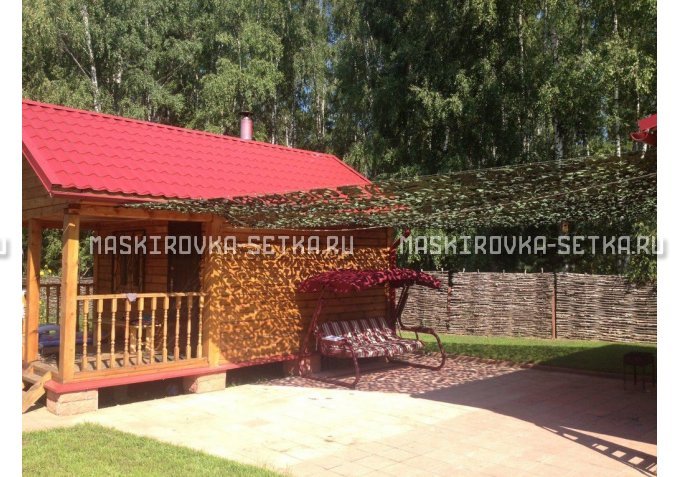 Маскировочная сеть Лес 3х6 м без антипирена – купить по цене 5000 руб. в интернет-магазине в городе Тюмень картинка 7