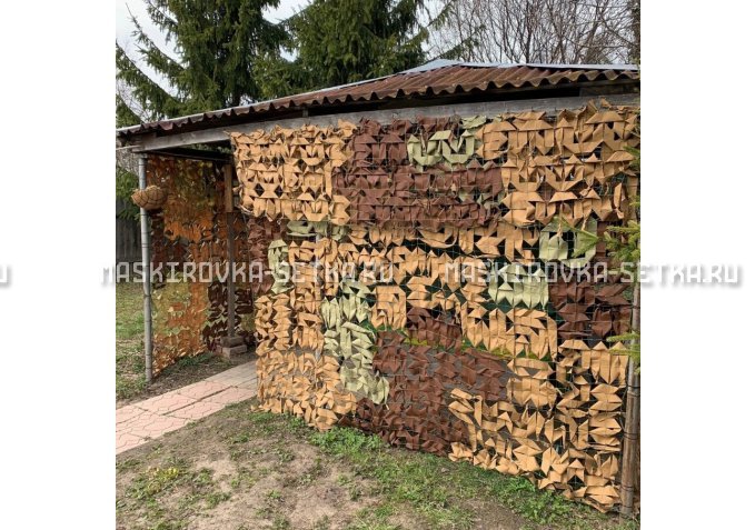 Маскировочная сеть МКТ-2П Поле 3х6 м – купить по цене 5100 руб. в интернет-магазине в городе Тюмень картинка 2