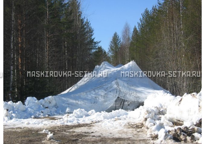 Маскировочная сеть МКТ-2С Снег 3х6 м – купить по цене 4700 руб. в интернет-магазине в городе Тюмень картинка 3