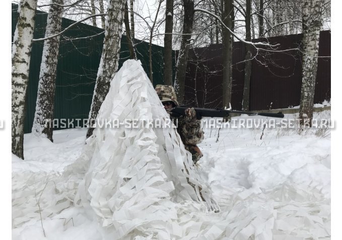 Маскировочная сеть МКТ-2С Снег 3х6 м – купить по цене 4700 руб. в интернет-магазине в городе Тюмень картинка 2