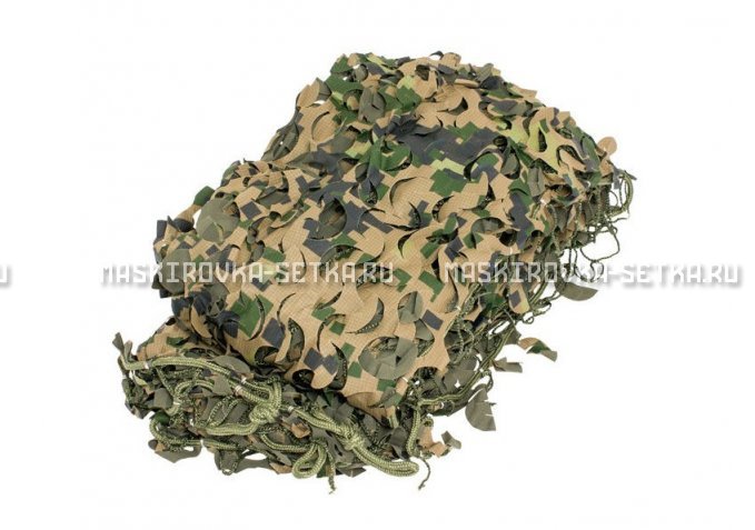 Массеть Camosystems Пейзаж-Профи Лес 3D 1,8х3 м  – купить по цене 3850 руб. в интернет-магазине в городе Тюмень картинка 1