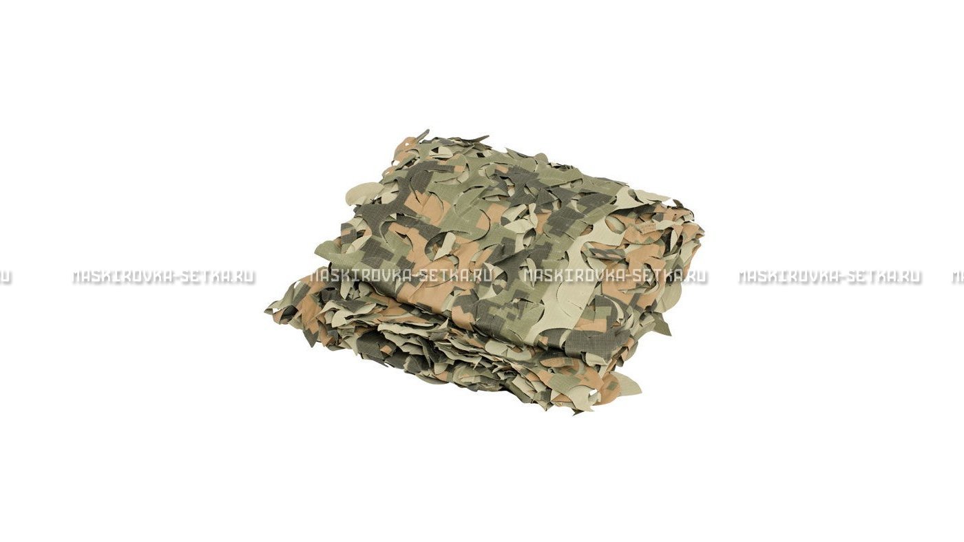 Сетка Camosystems Пейзаж Полынь 3D 2,4х6 м  – купить по цене 6200 руб. в интернет-магазине в городе Тюмень картинка 6