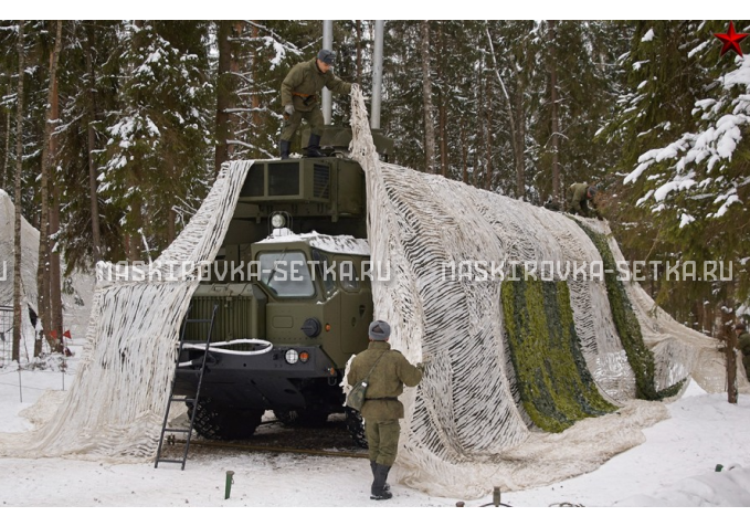 Маскировочный комплект МКТ-2С Снег 12х18 м без АП – купить по цене 58200 руб. в интернет-магазине в городе Тюмень картинка 8